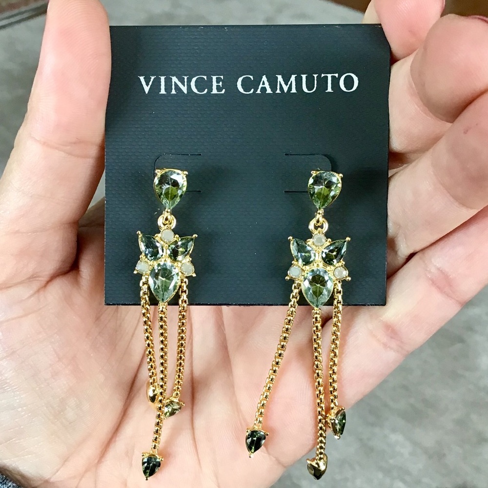VINCE CAMUTO Gold Plated Drop Earrings
